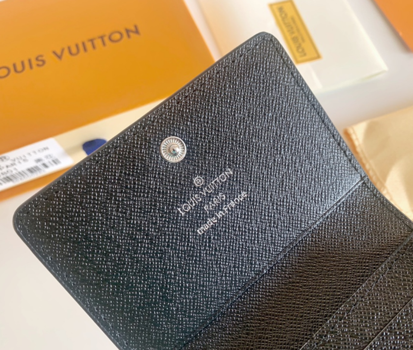 Louis Vuitton Classic coated canvas card clip