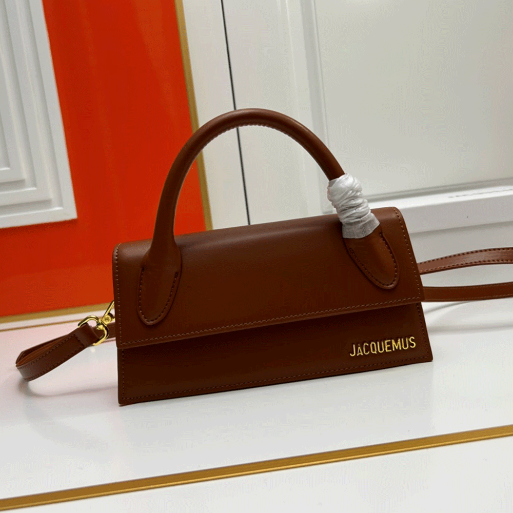 Jacquemus Leather Pocket Red Envelope Bags