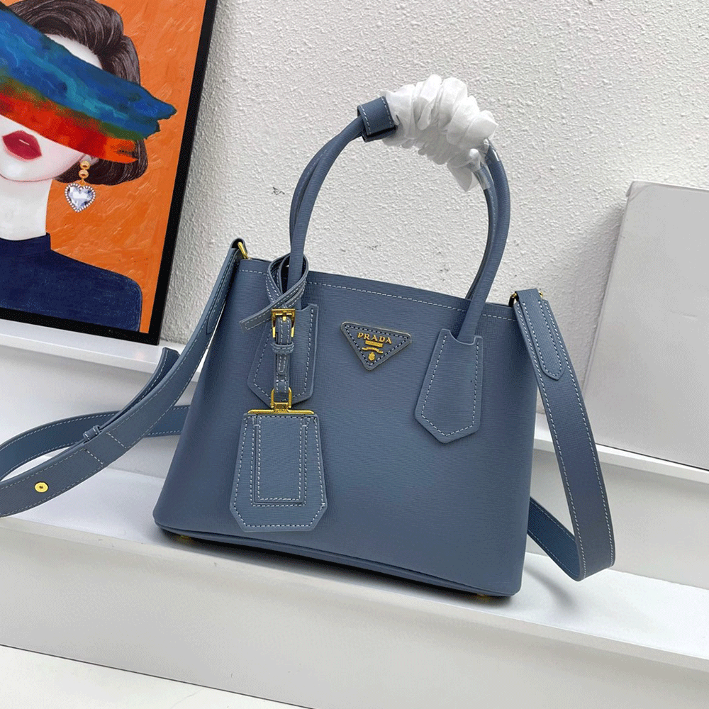 Prada Double Saffiano Leather Mini Handbag