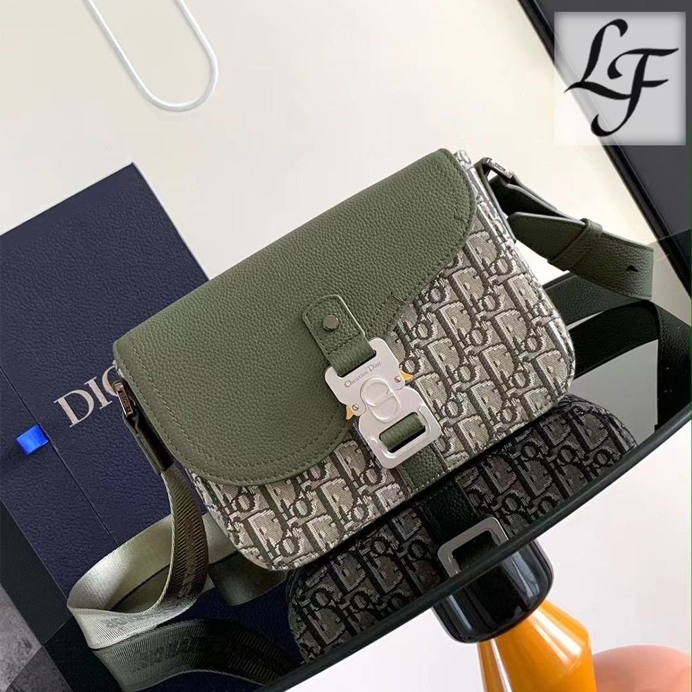 Dior Small Saddle Messenger Bag with Flap