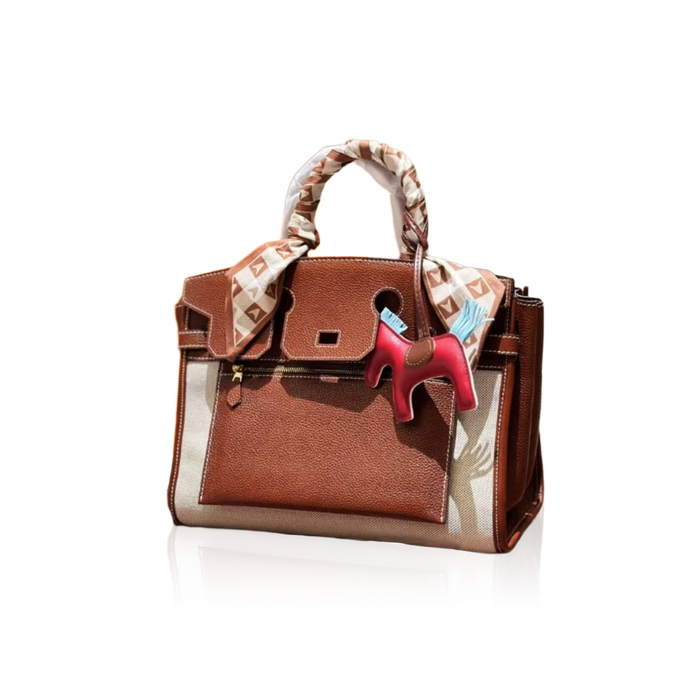 Hermes Platinum Bag Original Canvas