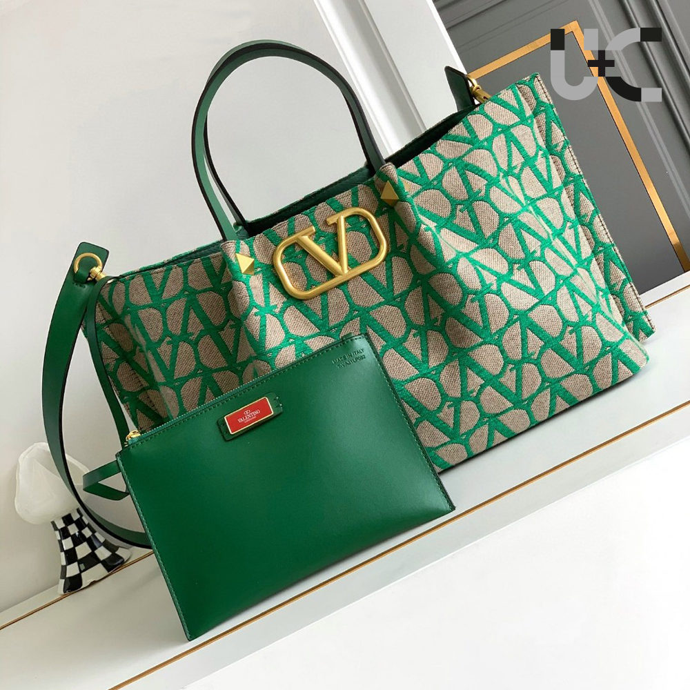 Valentino Embroidered Canvas Crossbody