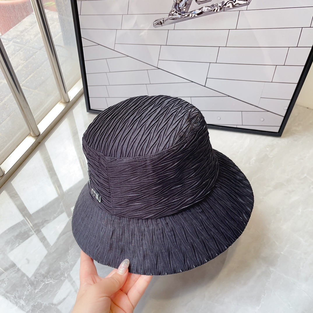 Miu Miu Textured Fisherman's Hat  Sunhat