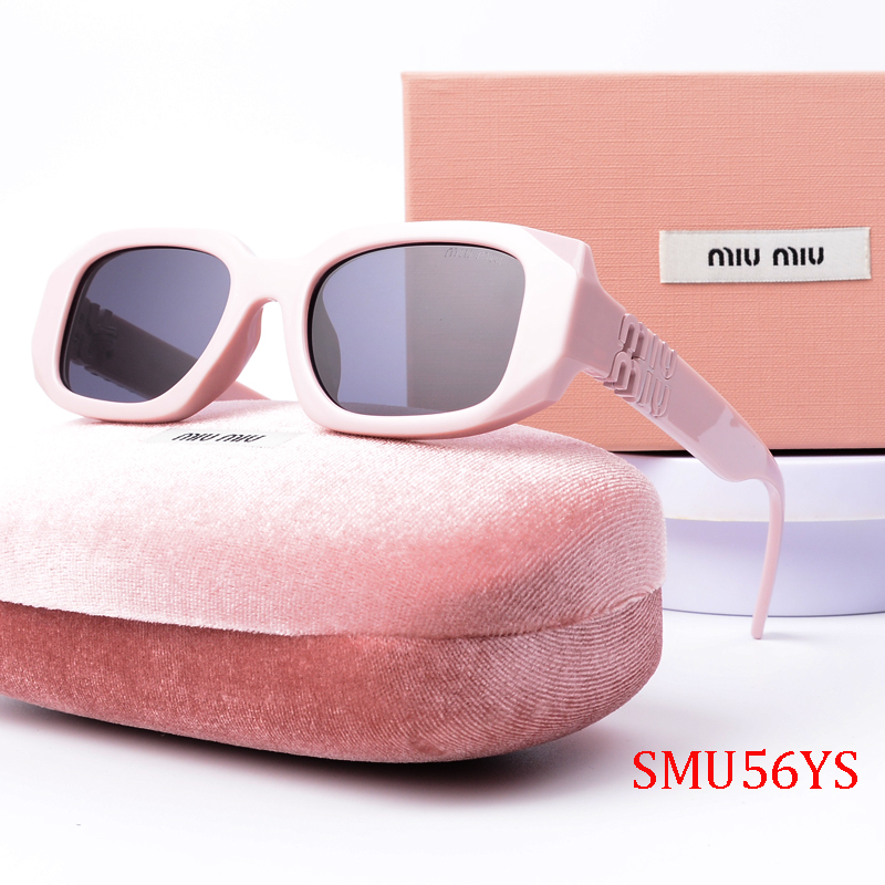 MIU MIU Retro trend Sunglasses Top quality
