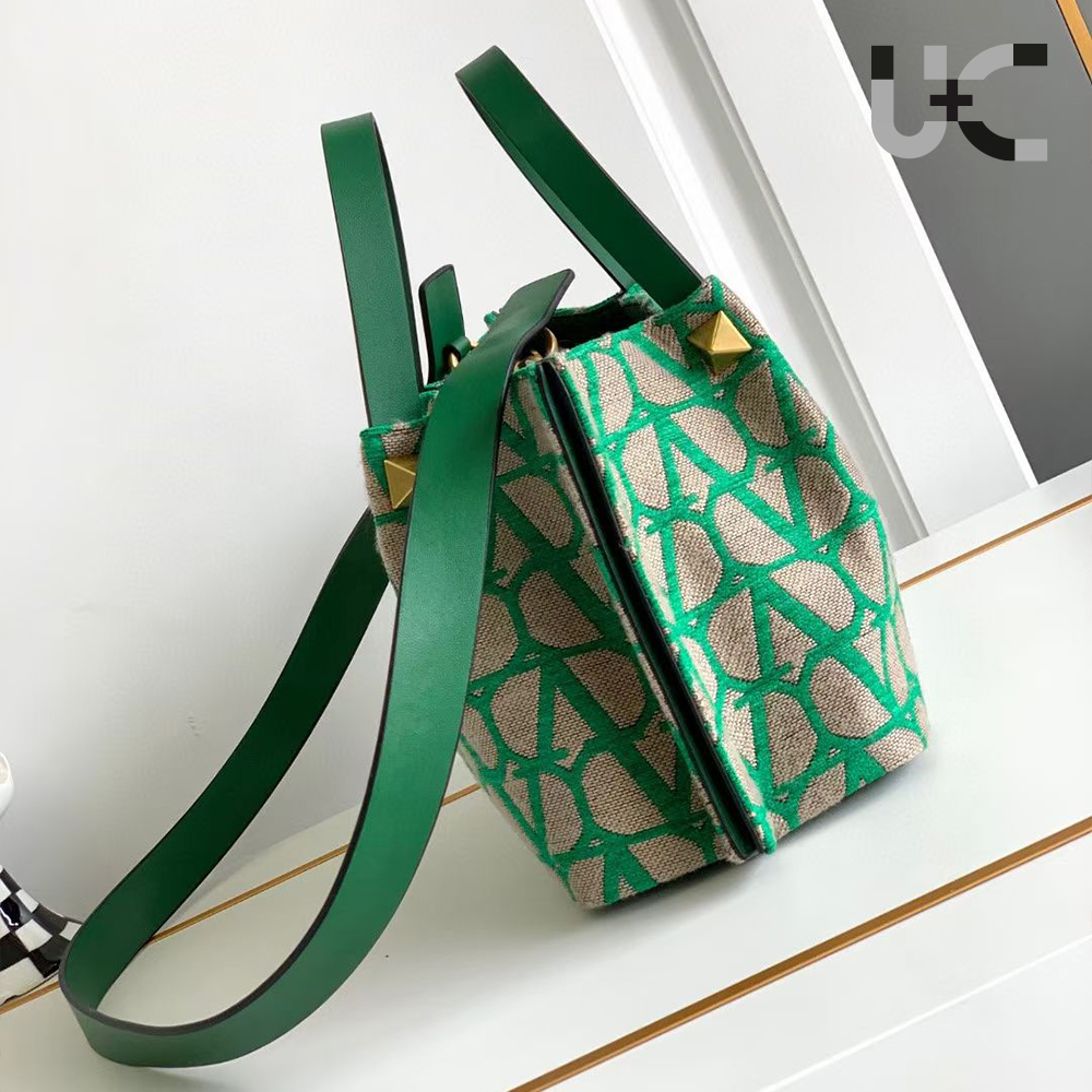 Valentino Embroidered Canvas Crossbody