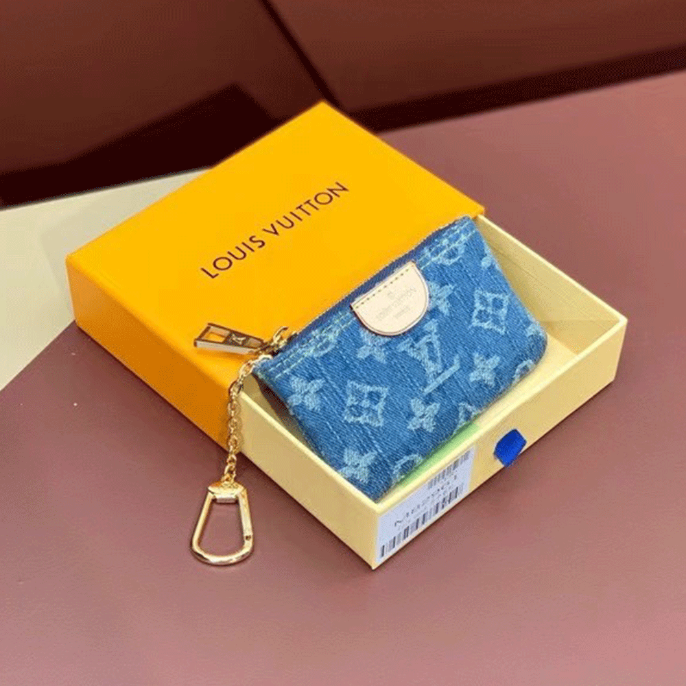 Louis Vuitton LV Jacquard Denim Key Bag (Replica)
