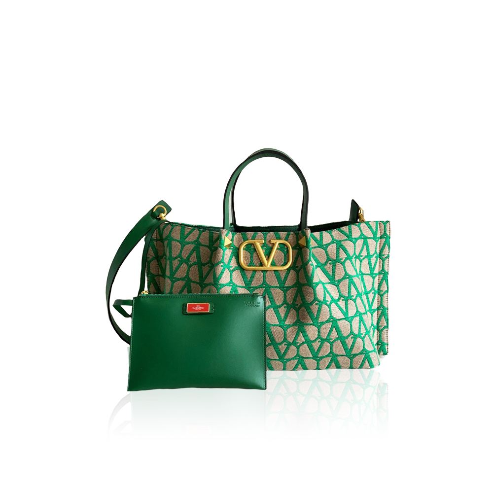 Valentino Embroidered Canvas Crossbody