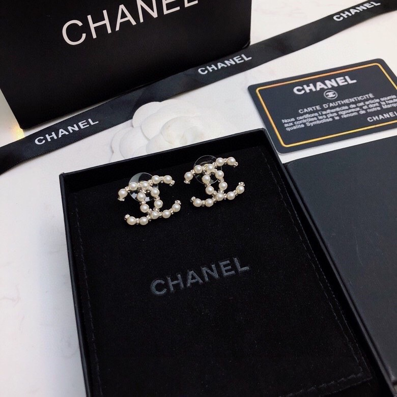 Chanel Pearl Double C Earrings Jewelry