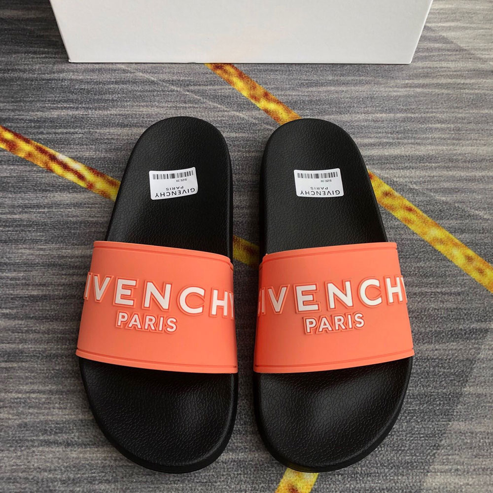Givenchy Rubber Logo flip-flops Slide Sandal