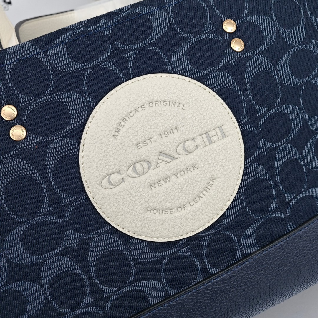 Coach canvas tote bag