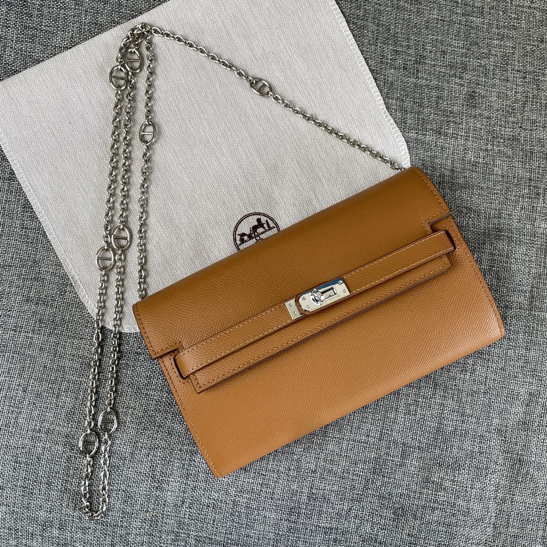 Hermes Kelly Chain Purse Bag