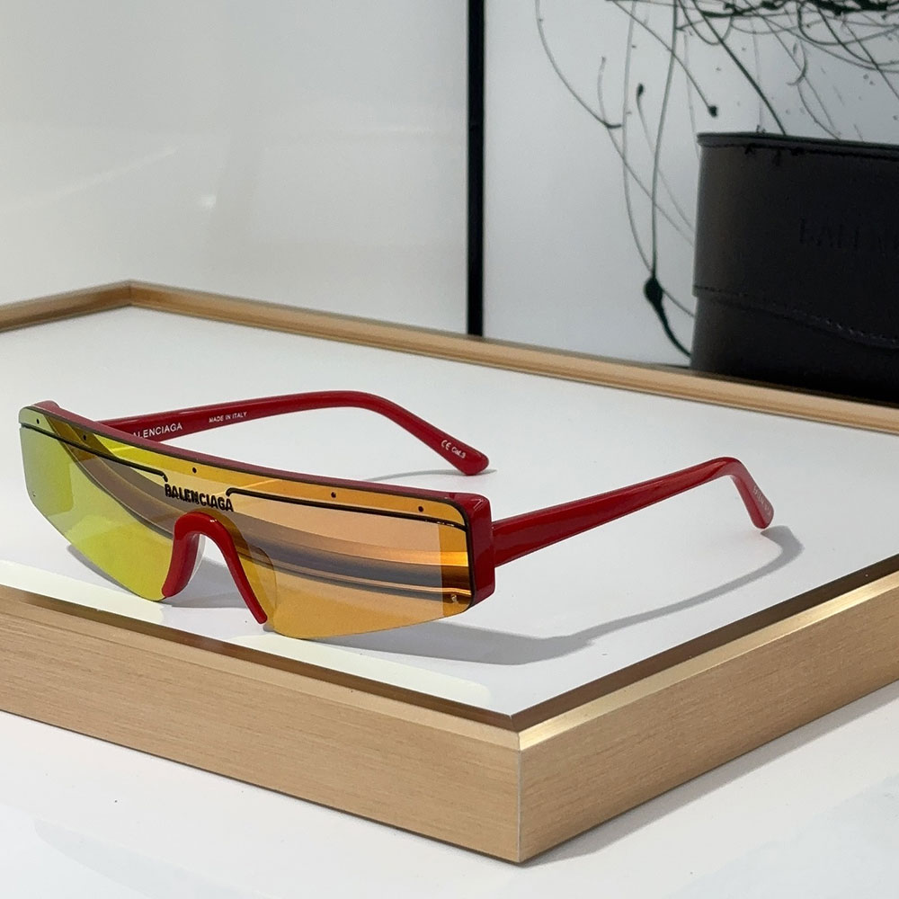 Balenciaga Mirror Logo  sunglasses Top quality