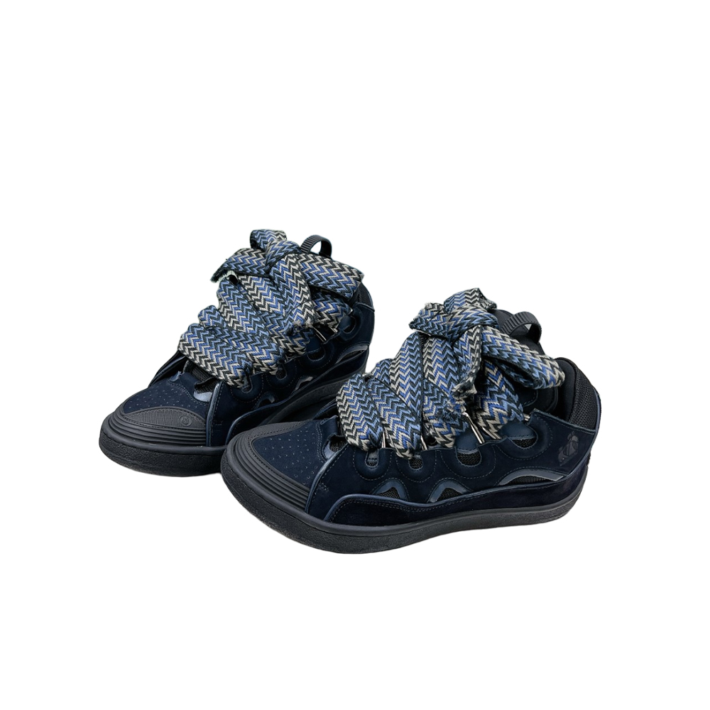 Lanvin LEATHER CURB SNEAKERS