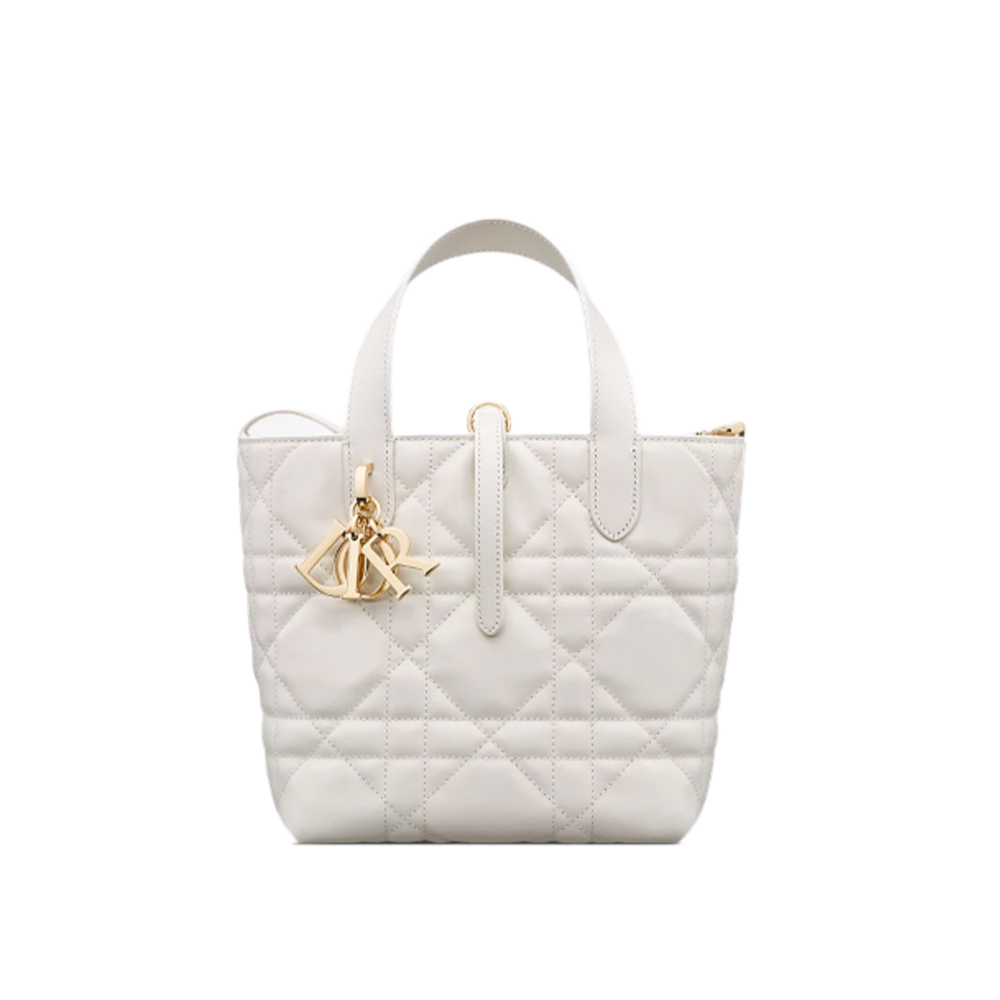 Dior Toujours Rattan pattern Tote Bag