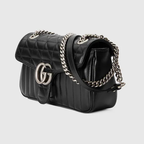 Gucci GG Marmont Small Shoulder Bag Black