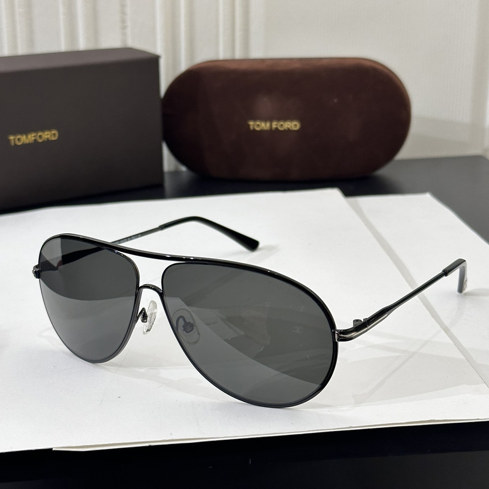 Tom Ford Thin Frame Metal Sunglasses Top Quality