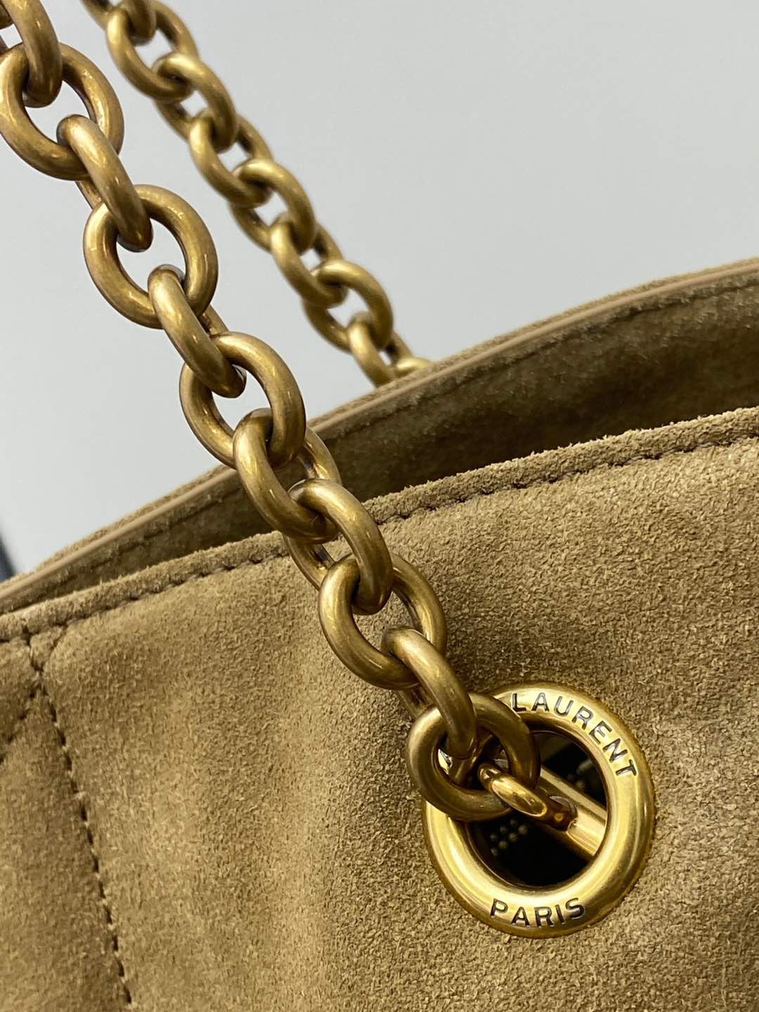 Saint Laurent YSL JAMIE suede shopping bag