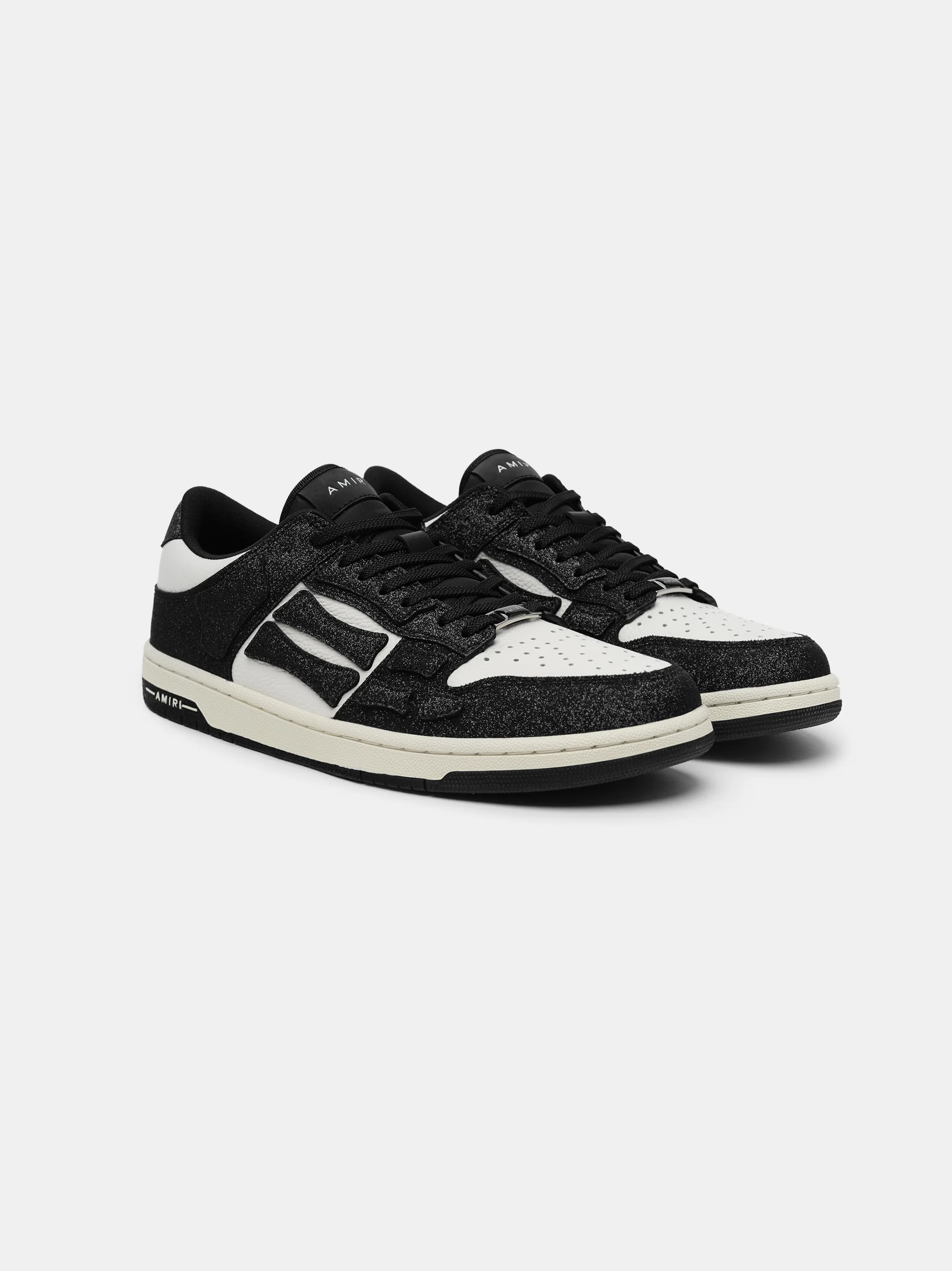 AMIRI WOMEN - WOMEN'S SHIMMER SKEL-TOP LOW - Black