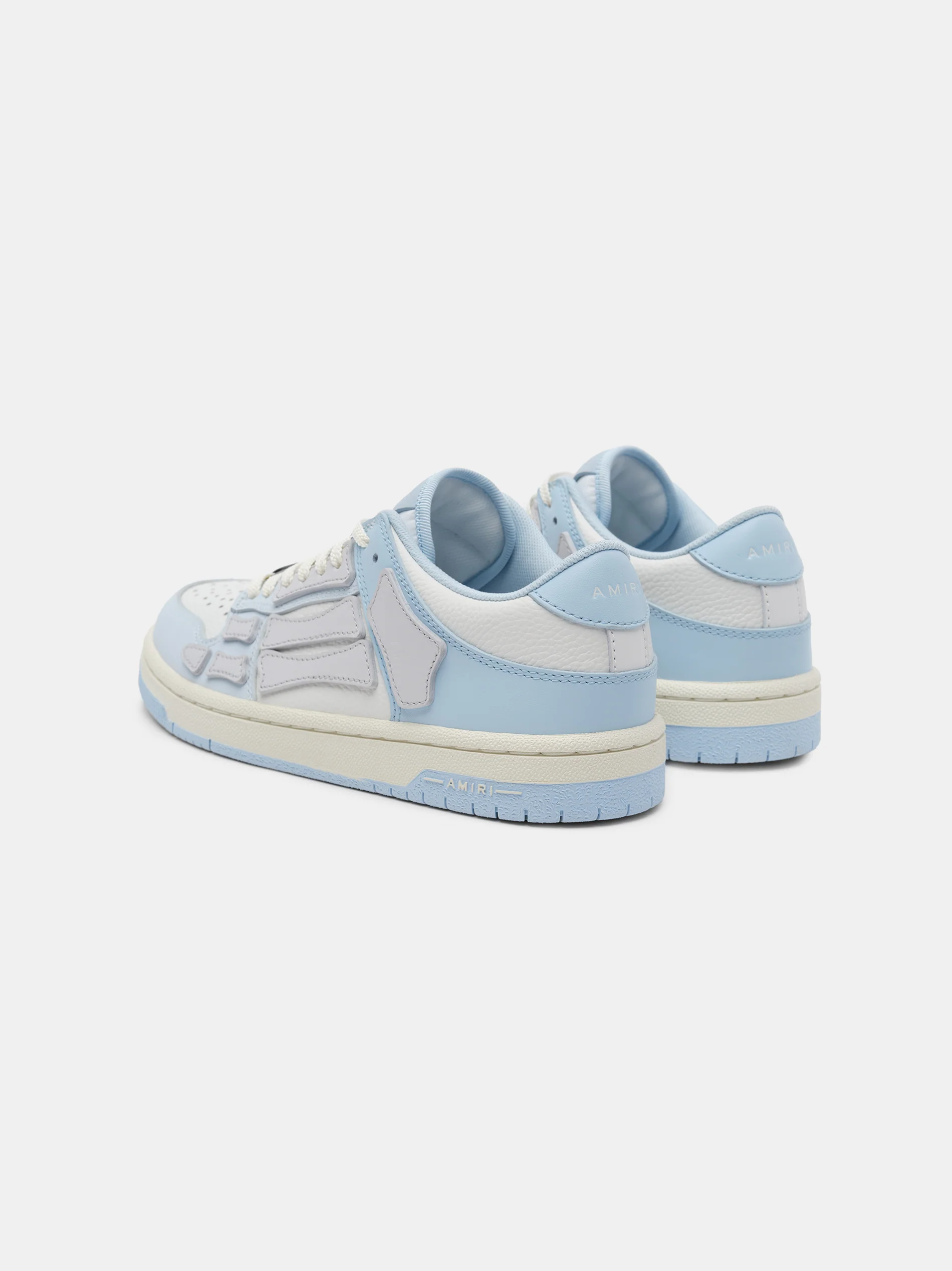 AMIRI WOMEN - WOMEN'S TWO-TONE SKEL TOP LOW - Blue White Grey