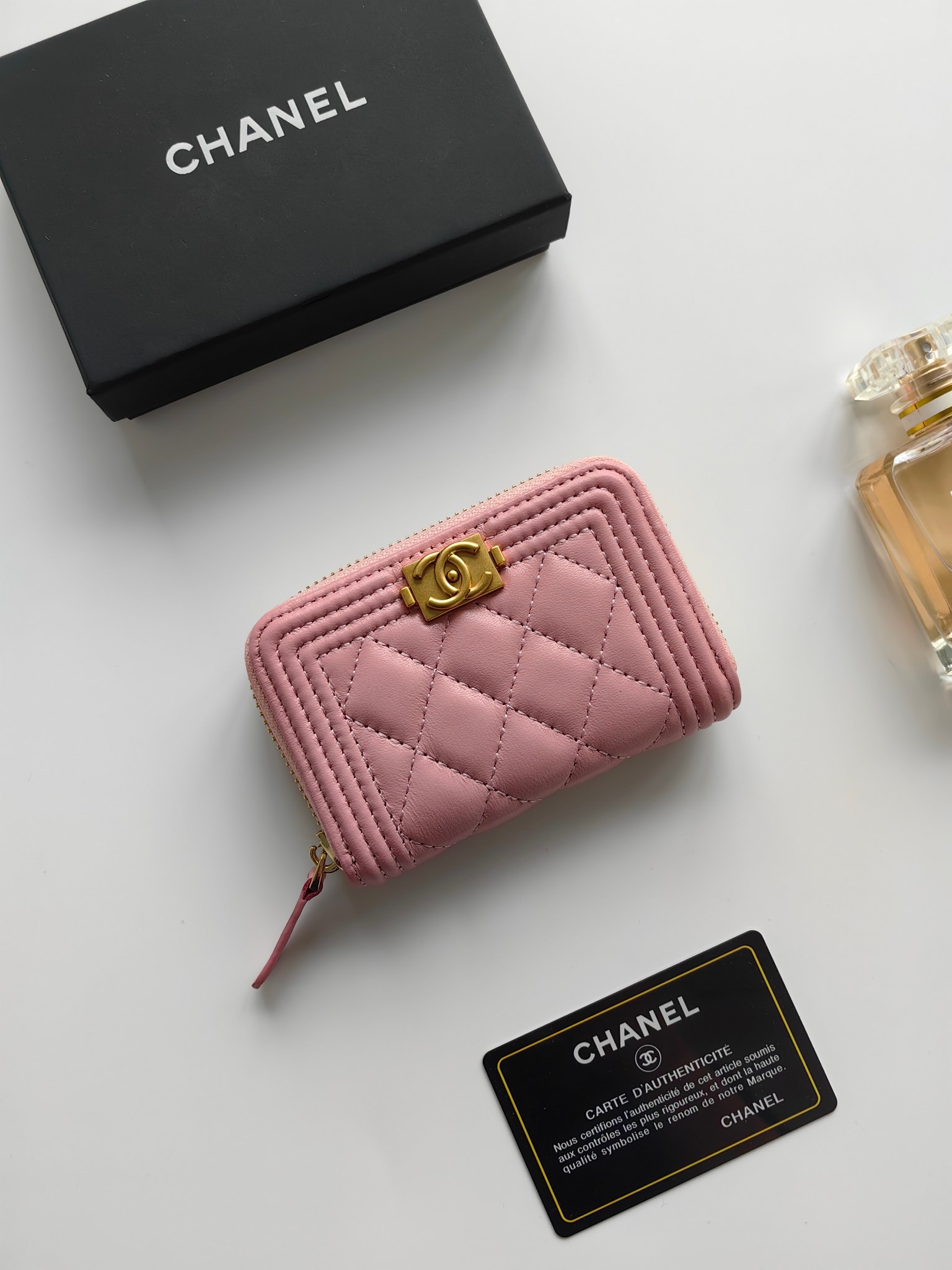 Chanel card holder coin purse