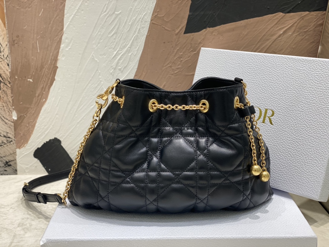 Dior Medium Ammi Bag Sand Pink Supple Macrocannage Lambskin M22566FBE_M900