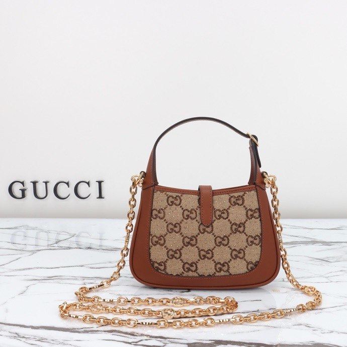 GUCCI 675799 apricot brown diamond