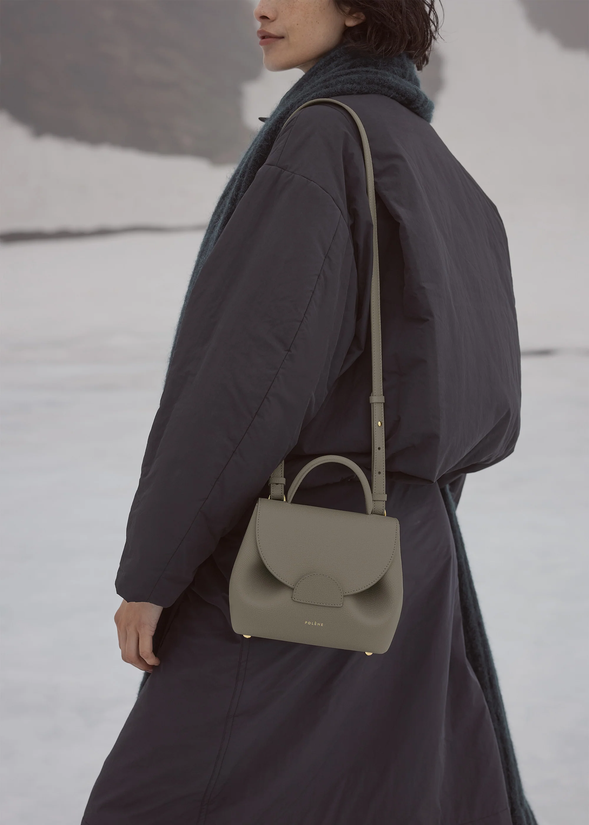 Polène Numéro Un Nano - Textured Olive