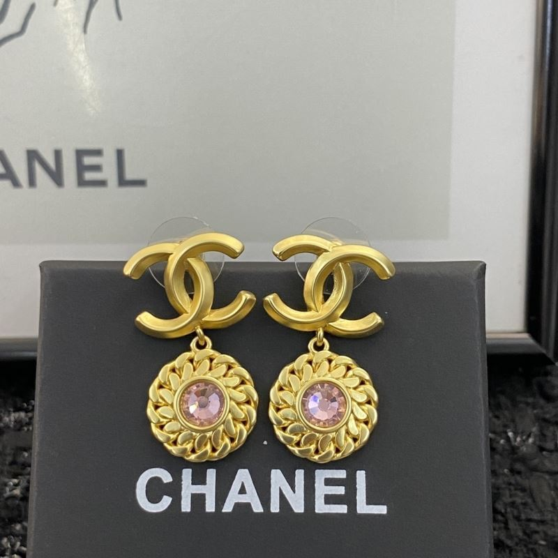 Chanel Diamond Drop Earrings Jewelry