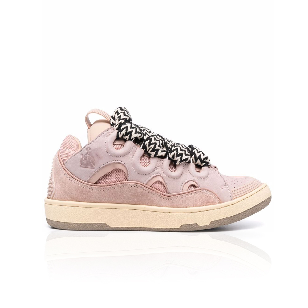 Lanvin LEATHER CURB SNEAKERS