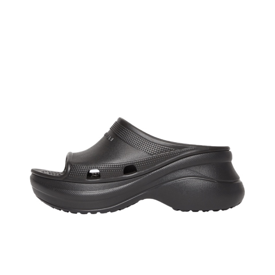 Balenciaga Pool Crocs Rubber Platform Slippers Slide Sandal