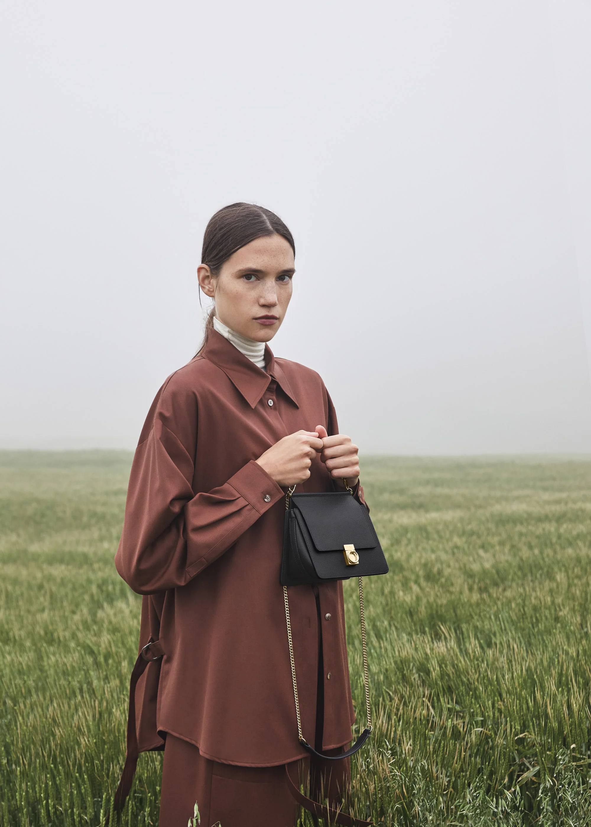 Polène Numéro Sept Mini - Textured Black