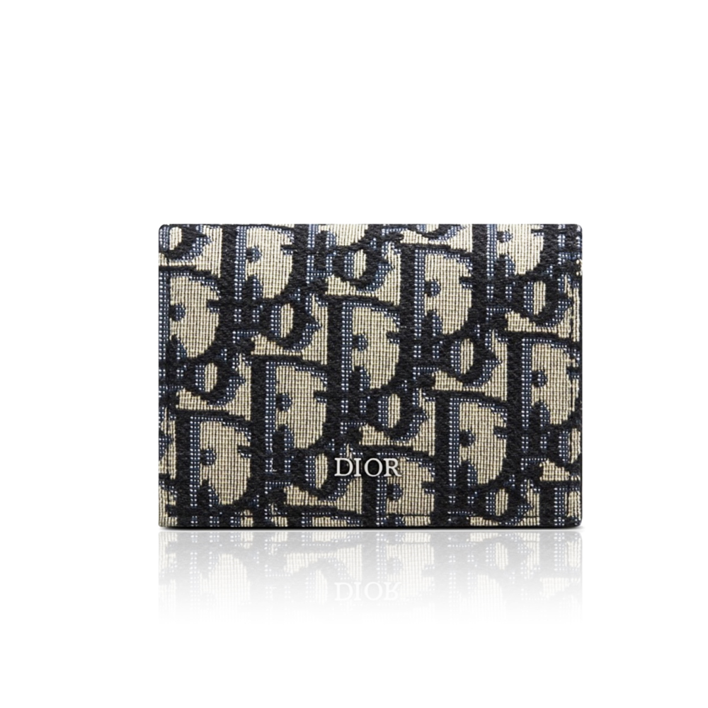 Dior Oblique Coin Card Holder Wallet
