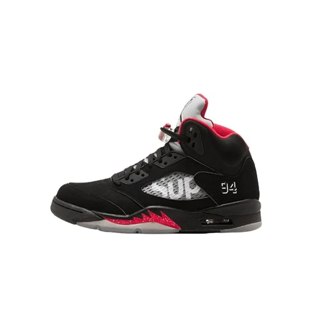 Supreme x Air Jordan 5 Retro 'Black'