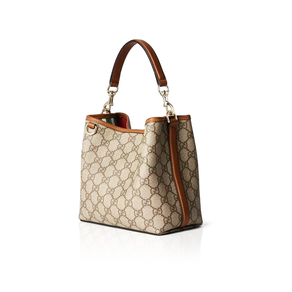 GUCCI Emblem mini bucket bag
