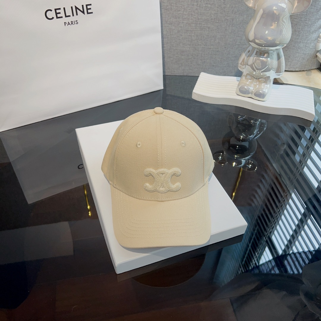Ceiline Embroidered Lettered Baseball Cap Sunhat