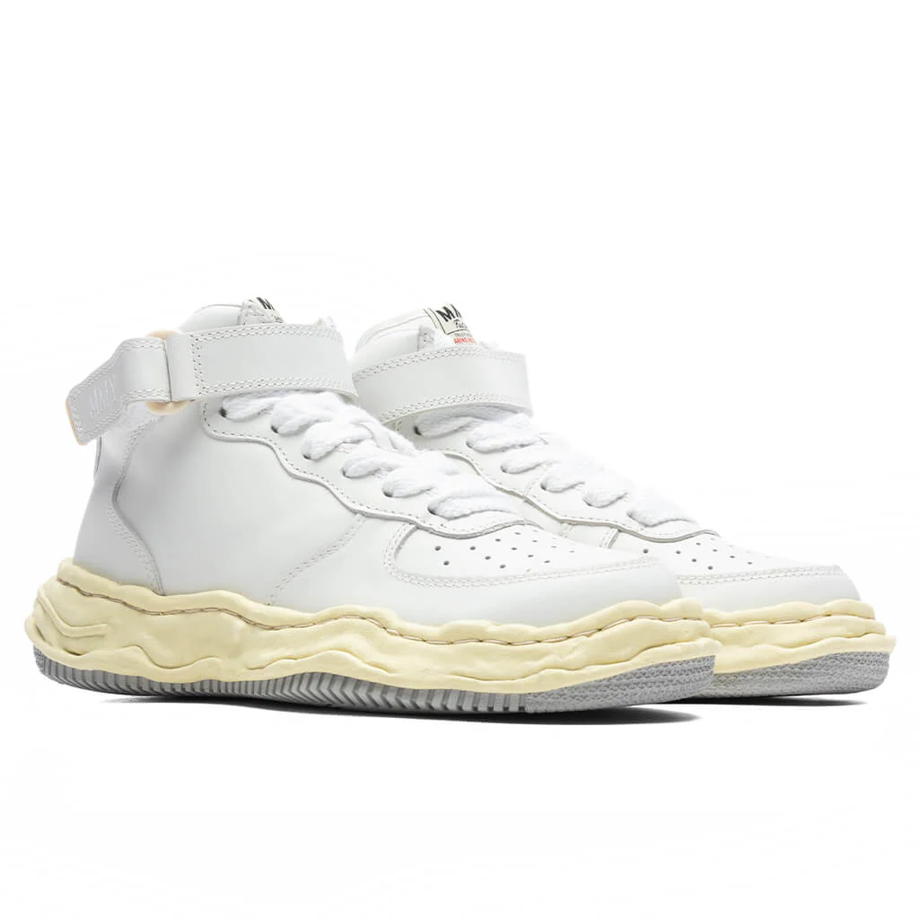 MIHARA YASUHIRO Wayne Vintage Color Sole Leather High - White