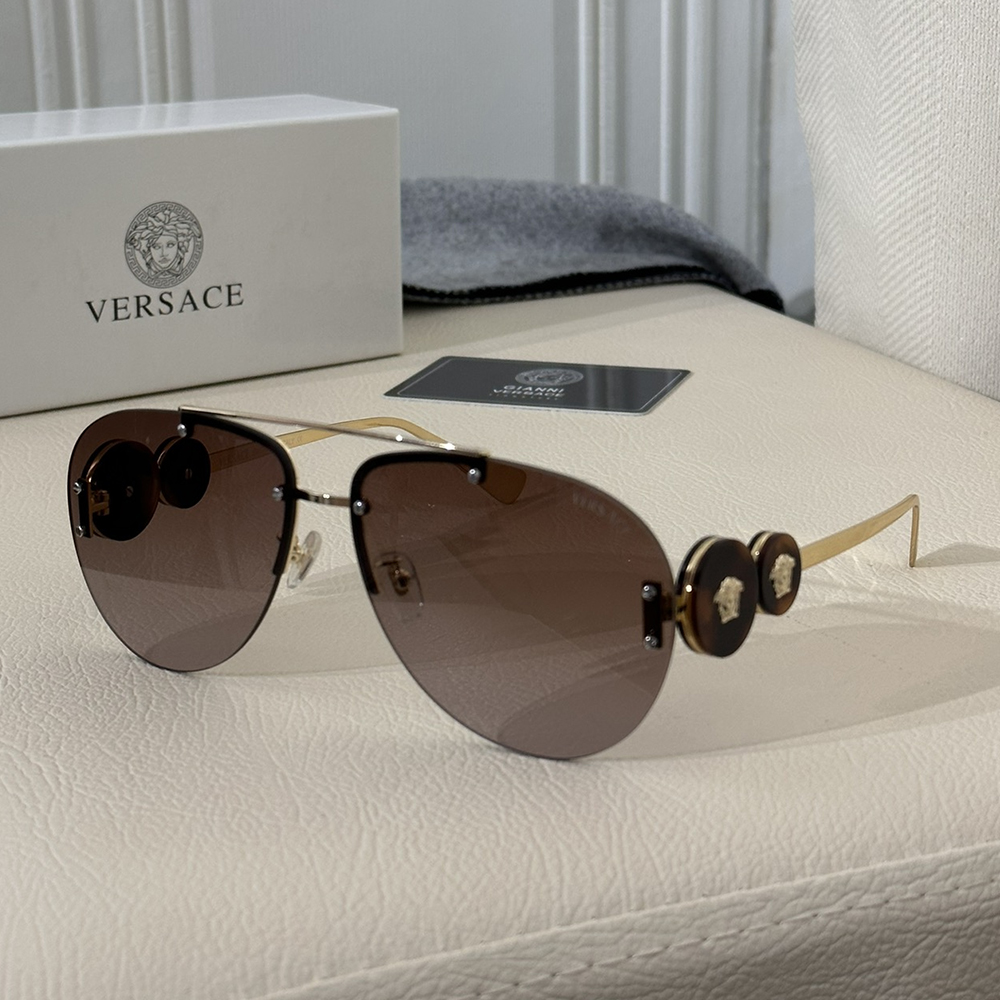 Versace  Rimless Sunglasses Top Quality