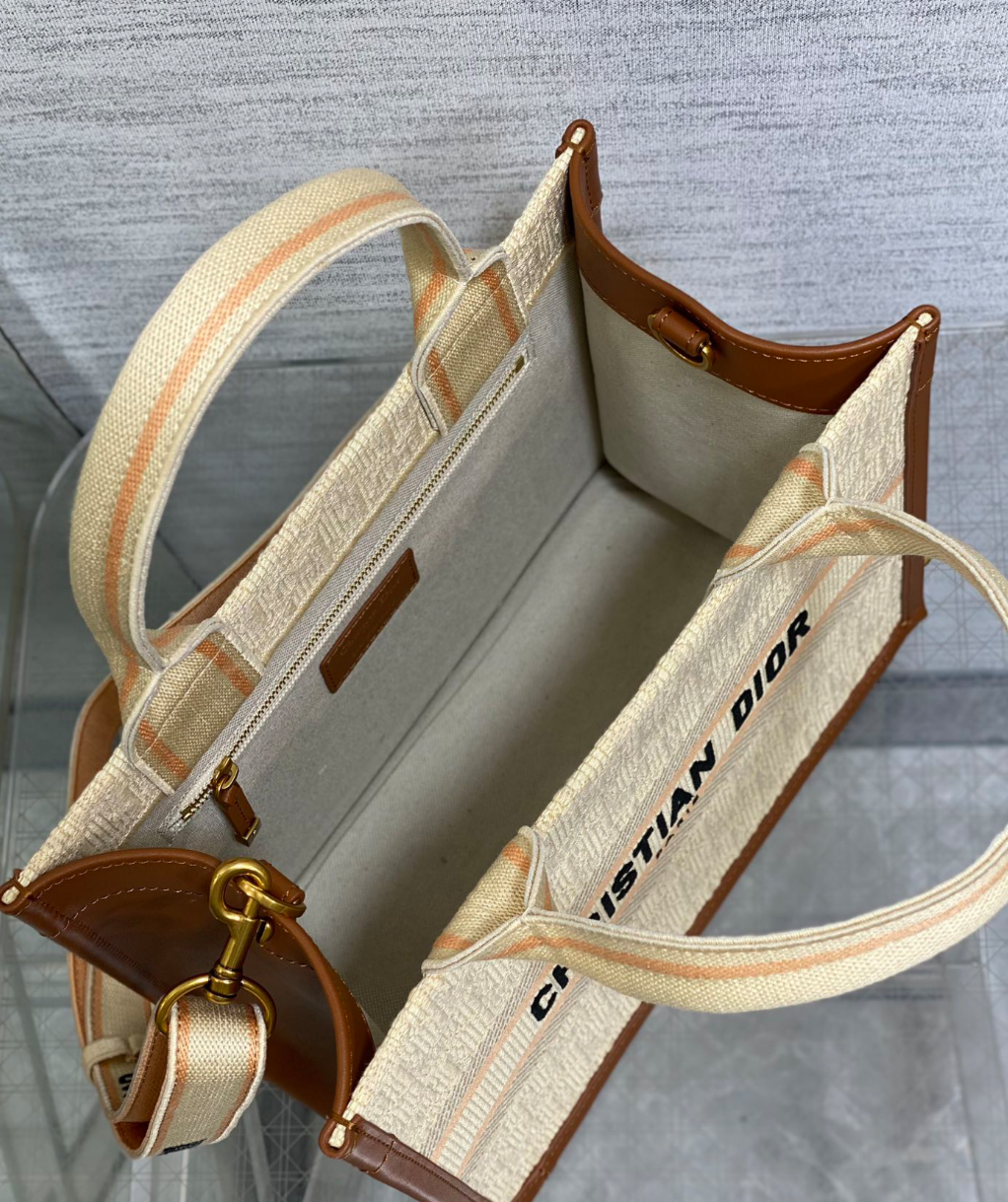 DIOR Classic Embroidered Tote Bag