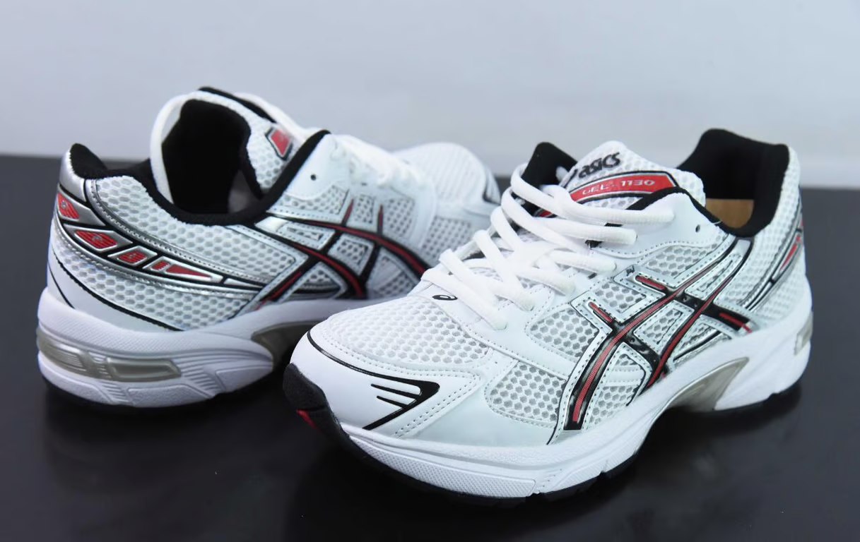 Asics Gel 1130 White Electric Red