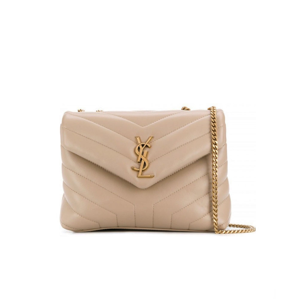 SAINT LAURENT Loulou small leather