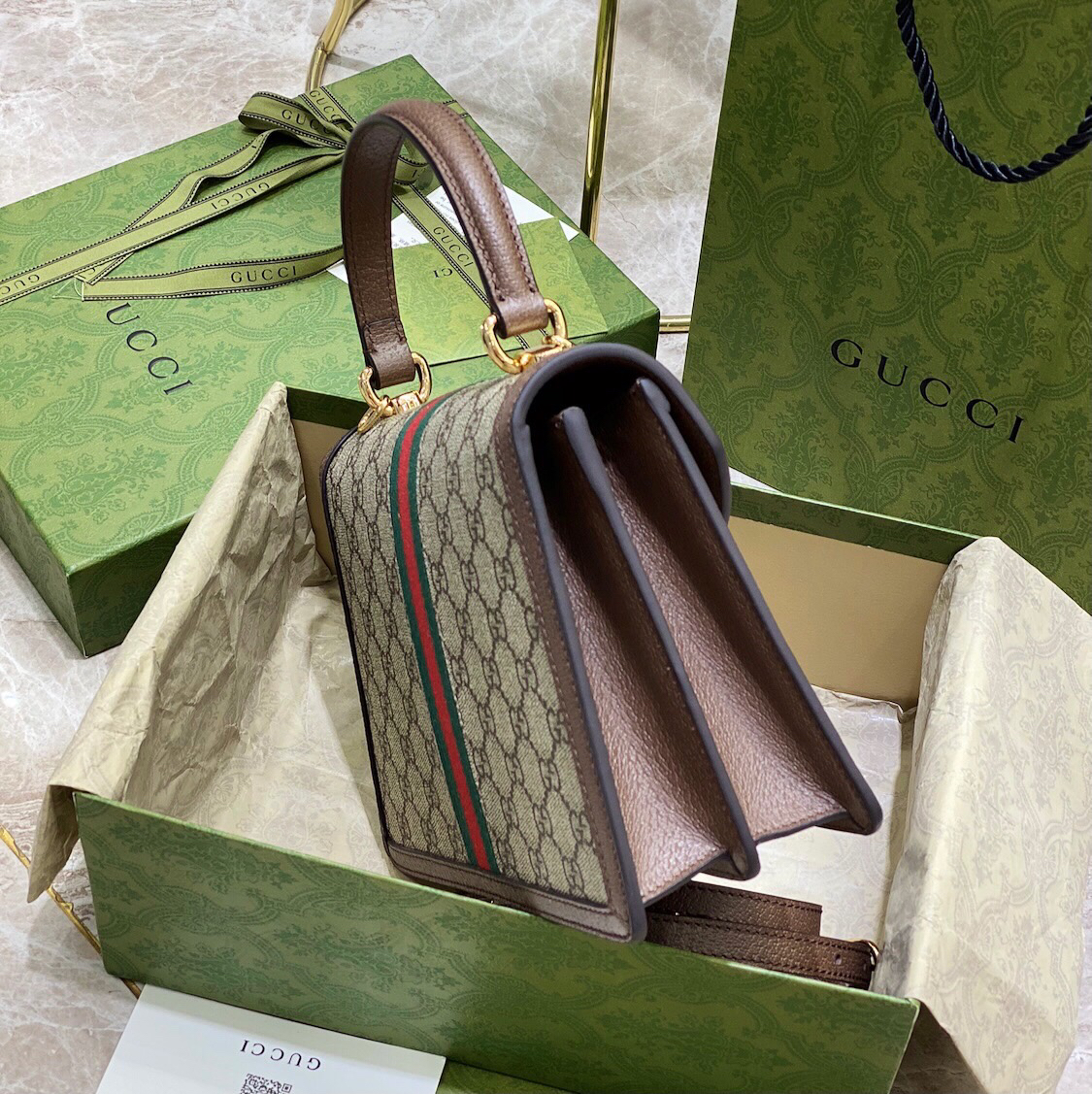 Gucci 𝗢𝗽𝗵𝗶𝗱𝗶𝗮 handbag crossbody bag