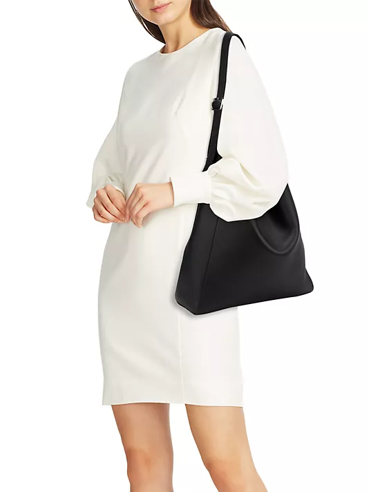 The Row  Blake Leather Hobo Bag