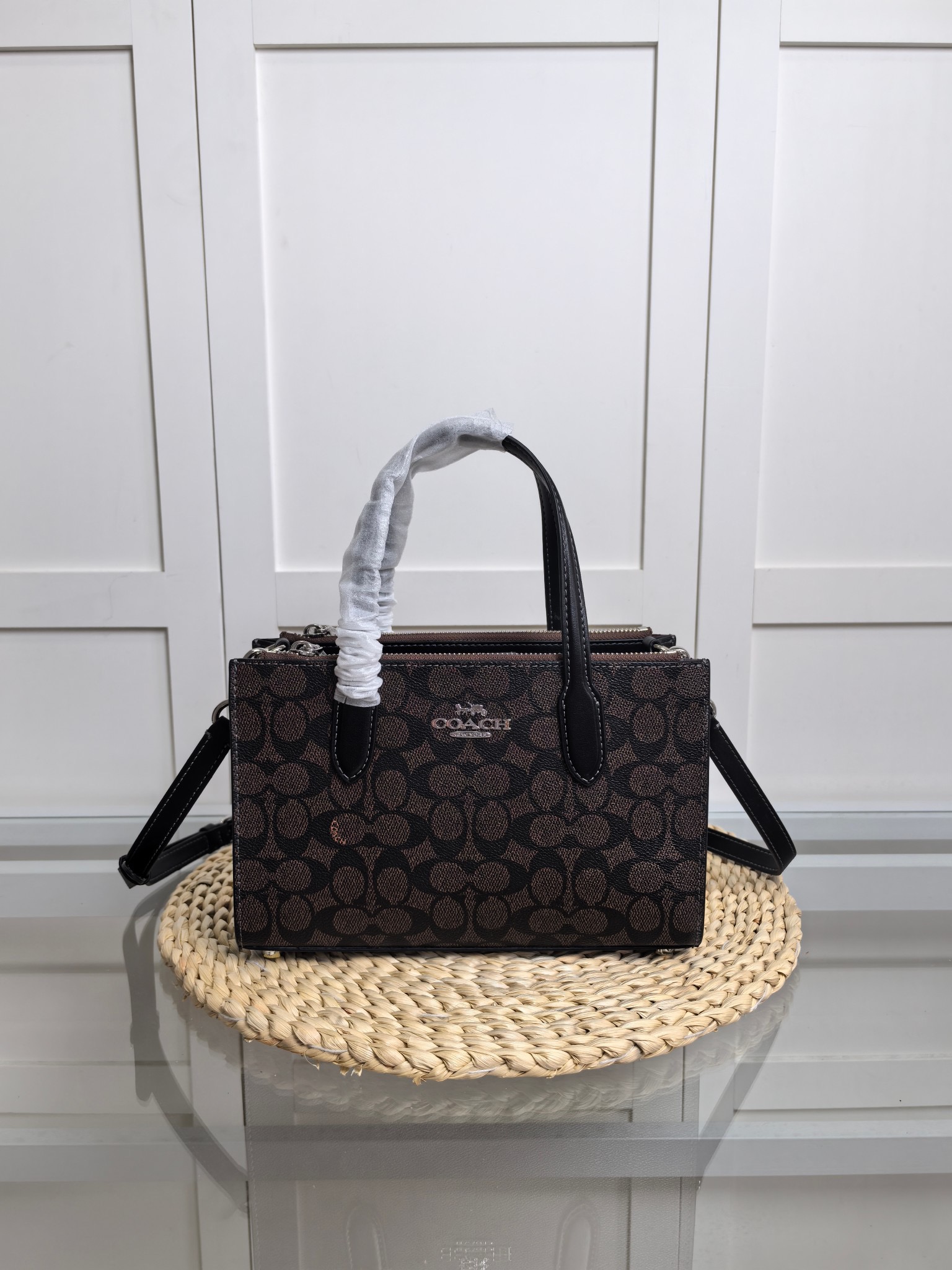 Coach Canvas Tote Crossbody Bag