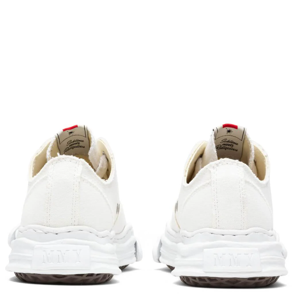 MIHARA YASUHIRO Hank Low OG Sole Toe Cap Canvas Sneaker - White