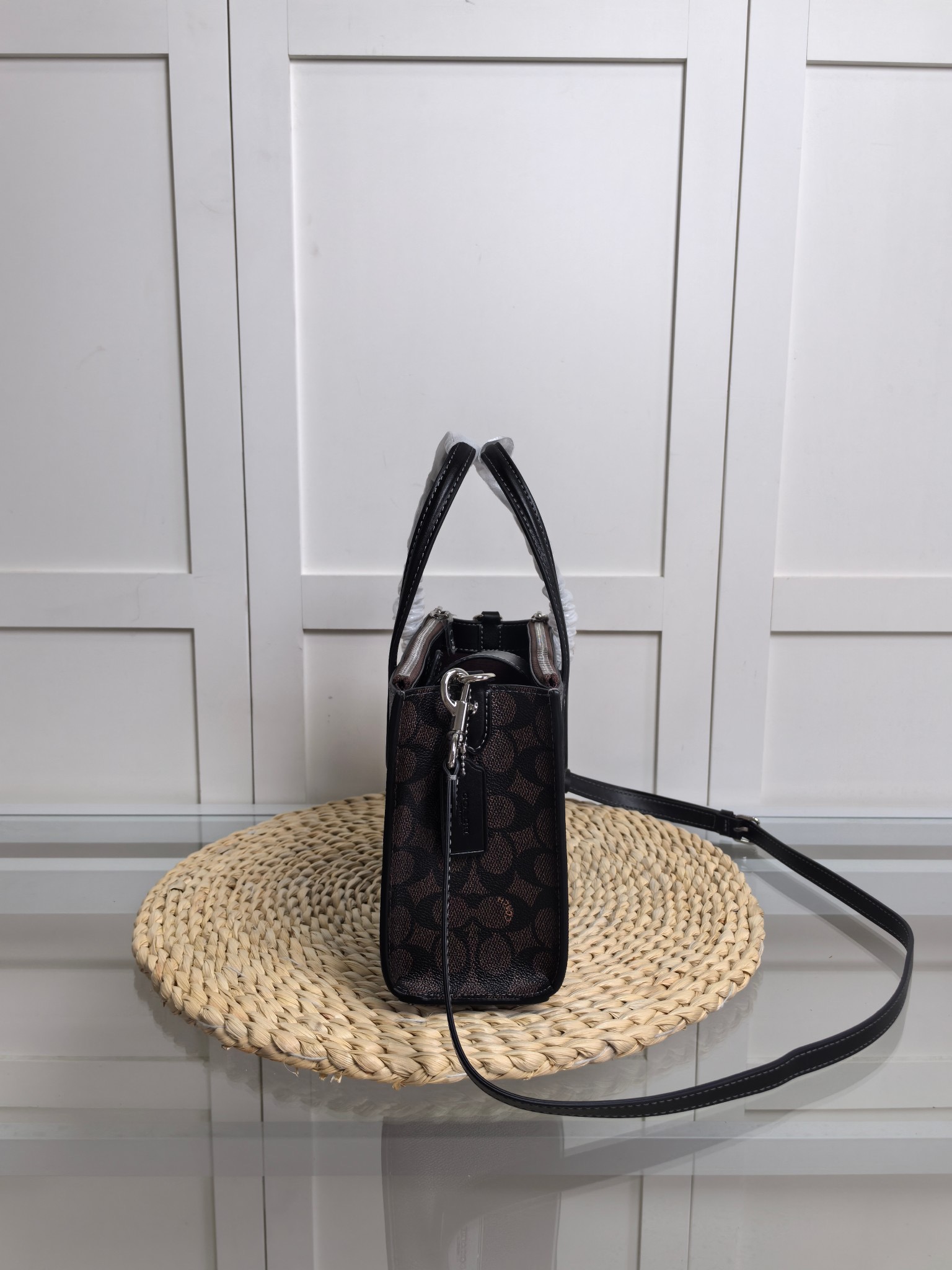 Coach Canvas Tote Crossbody Bag