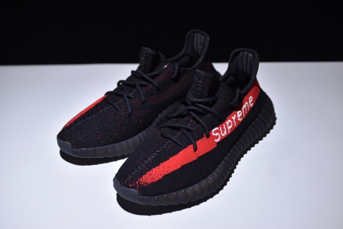 Yeezy Supreme Boost 350 V2 BLACK AND RED