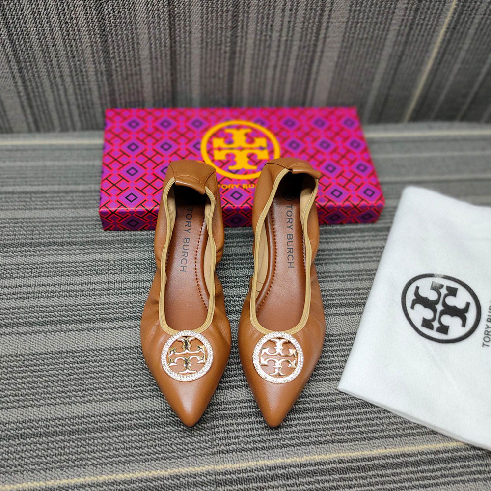 Tory Burch Stylish And Elegant Ballet Flats Sandals Slide