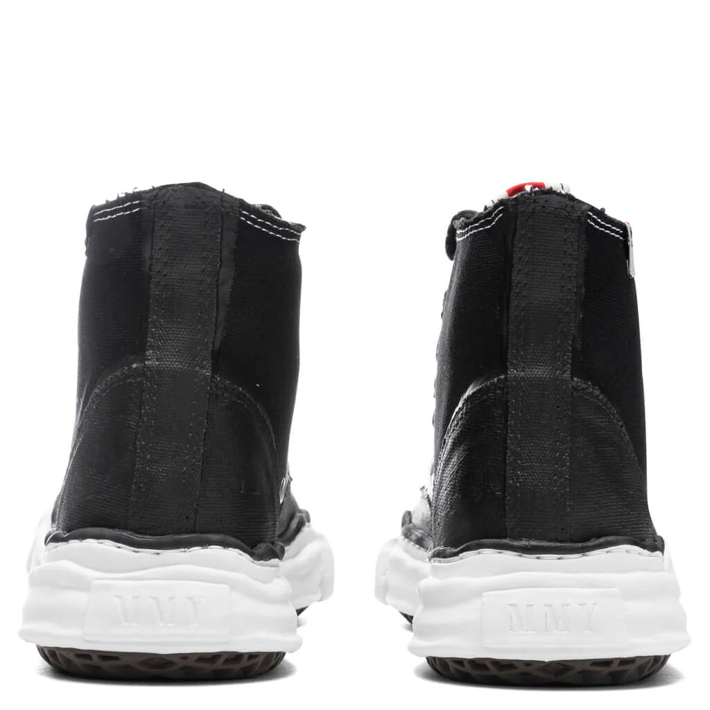 MIHARA YASUHIRO Peterson High OG Sole Rubber Painted Canvas Sneaker - Black