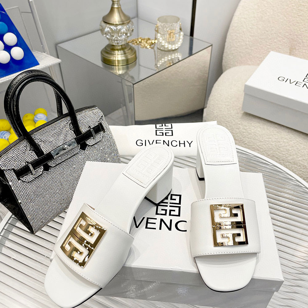 Givenchy Leather Fashion Muggles  Slide Sandal