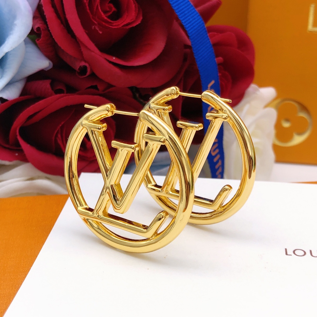 Louis Vuitton LV Circle Earrings Jewelry